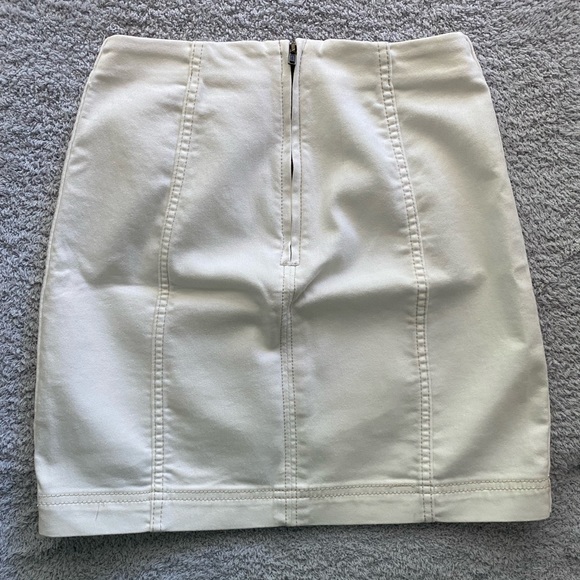 Free People White Mini Skirt - Picture 5 of 6